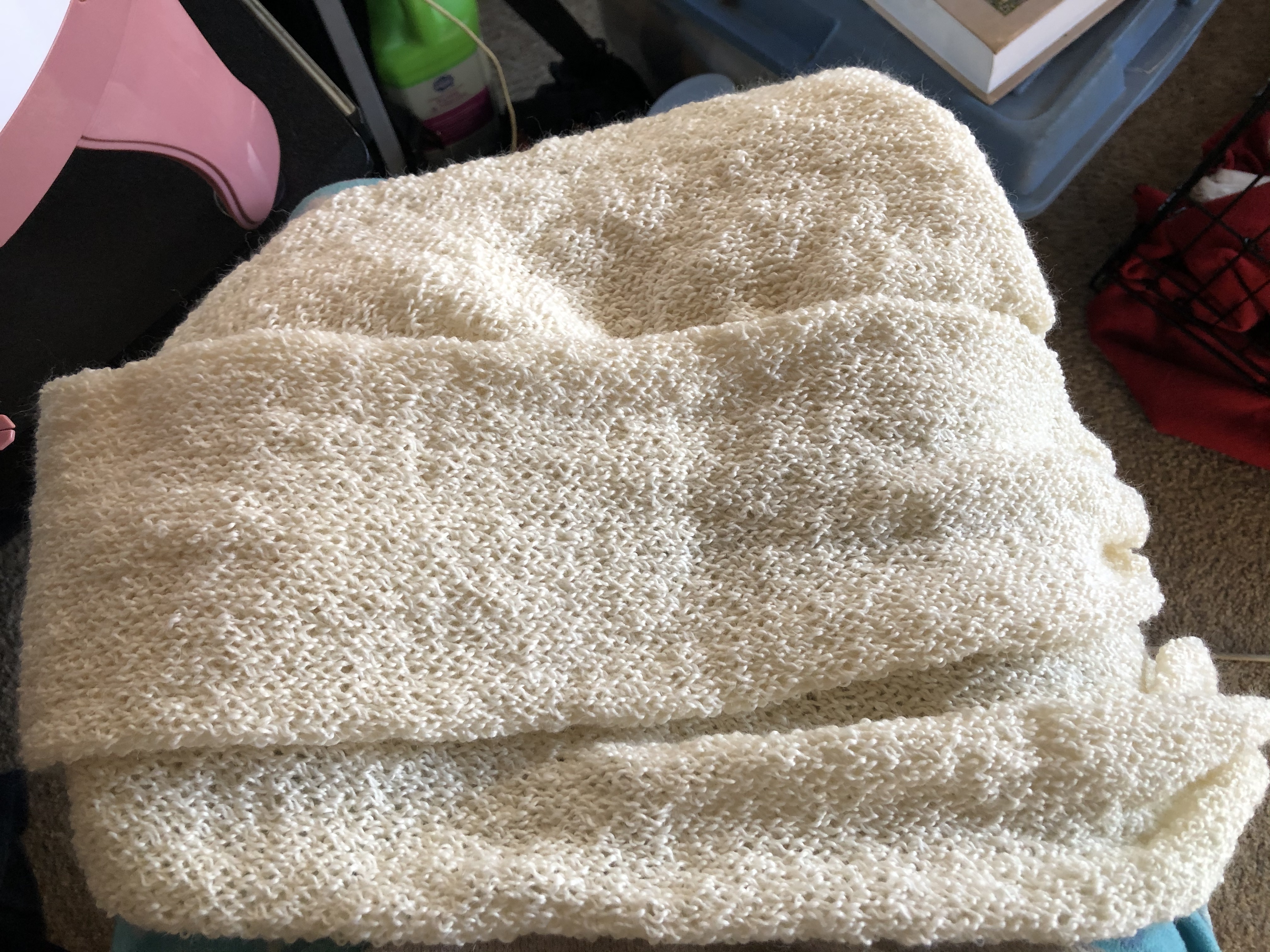 Alpaca Scarf Closeup