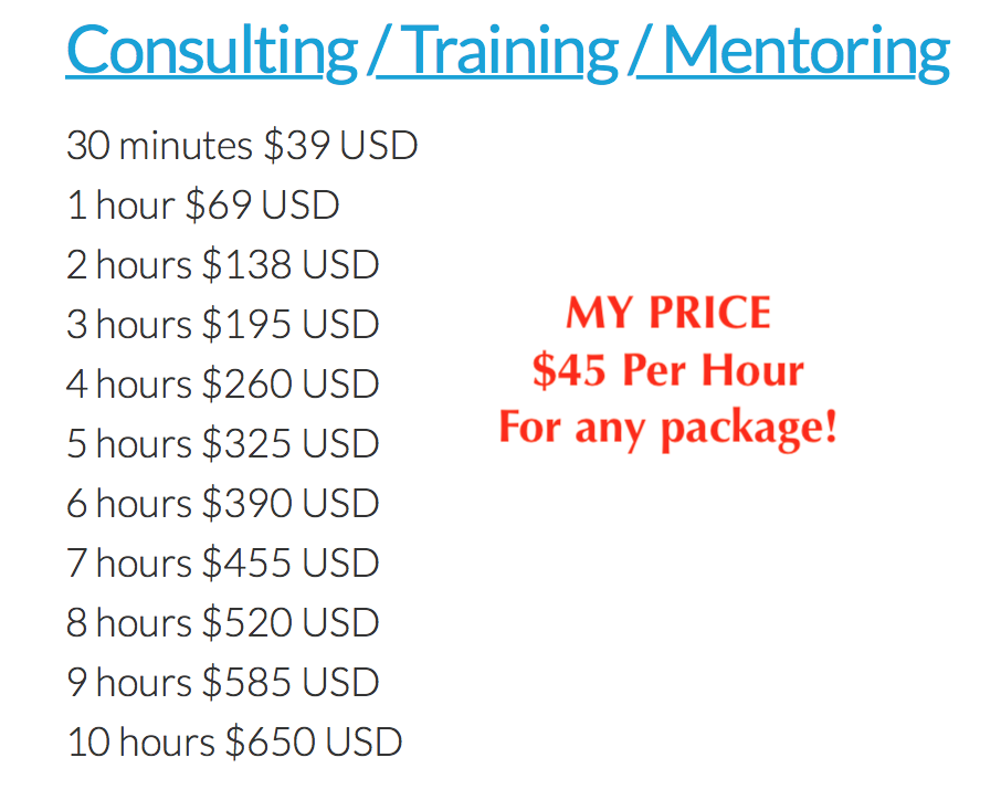 Consulting Fee Comparison